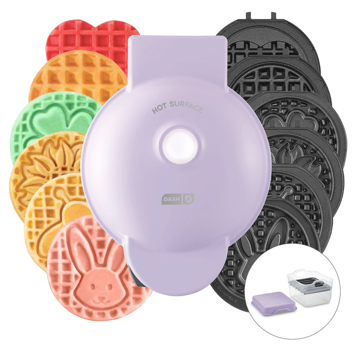 MultiMaker Mini System with Removable Plates: Waffle & Griddle C4